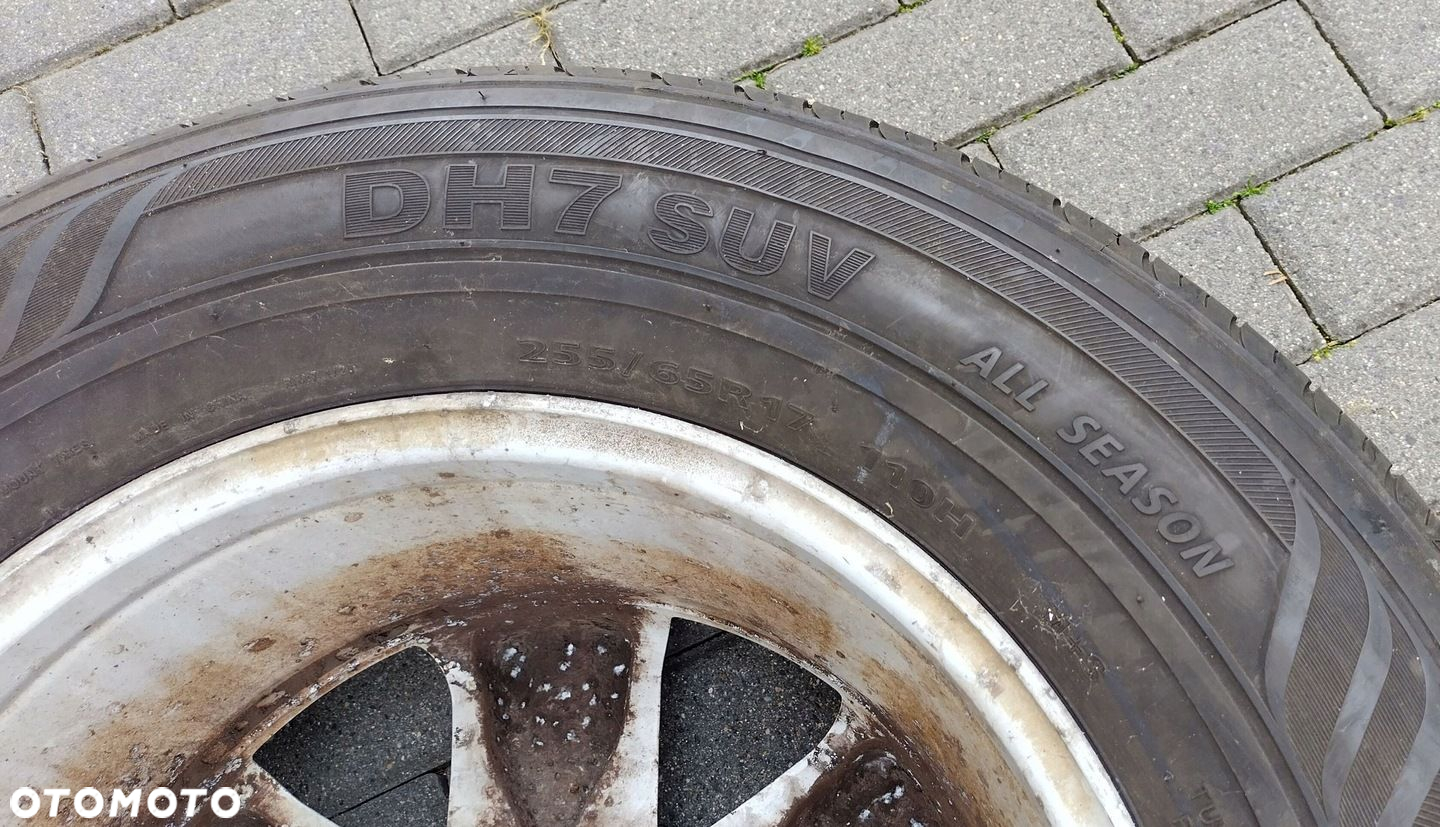 NISSAN PATHFINDER R51 NAVARA D40 KOŁA OPONY KOMPLET 17" DELINTE 255/65 - 12