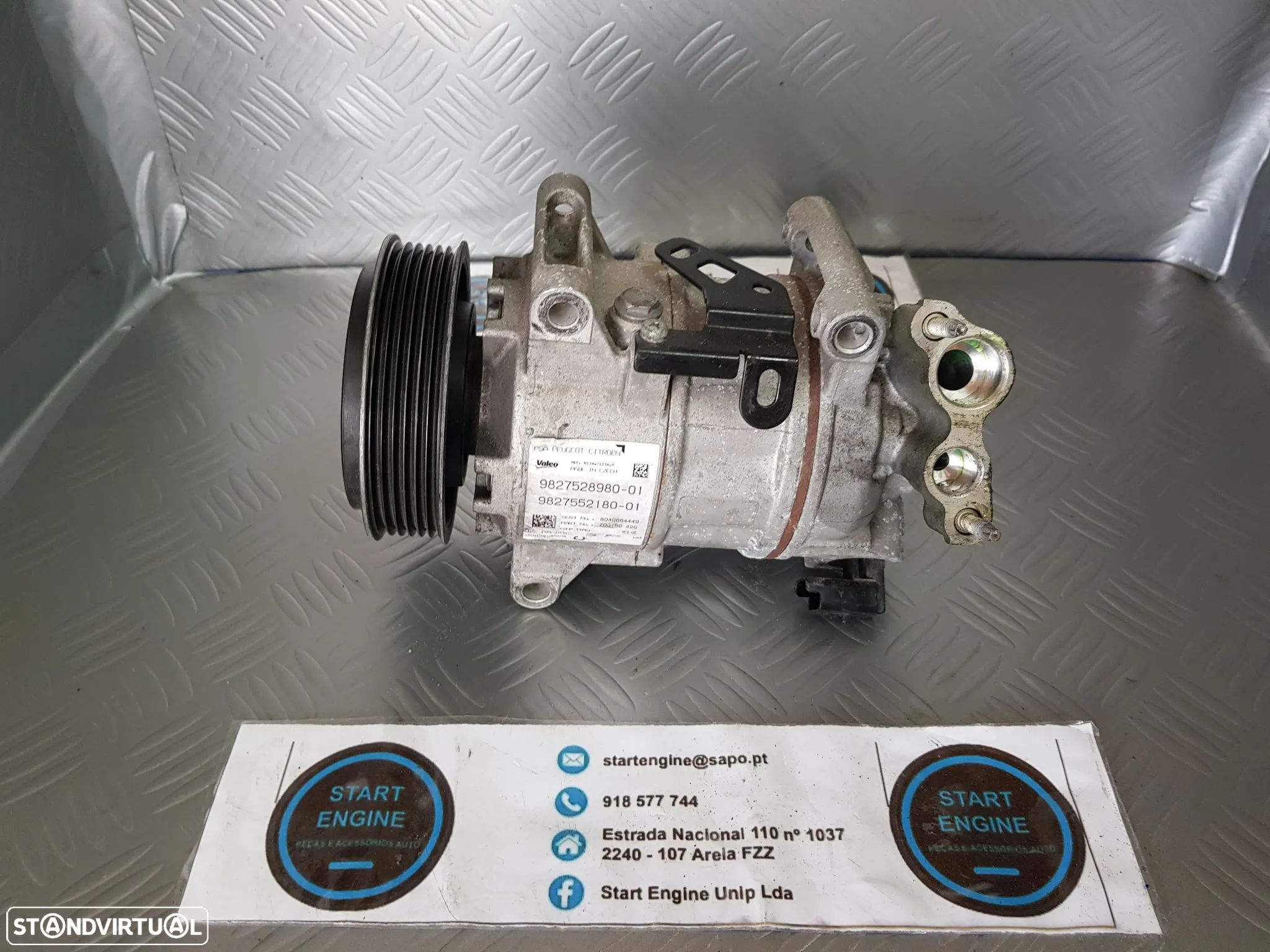 Compressor Ar condicionado Peugeot 308 II 3008 II 5008 II 208 II 508 II Citroen DS3 3 1.5 HDI 2.0 HDI - 1