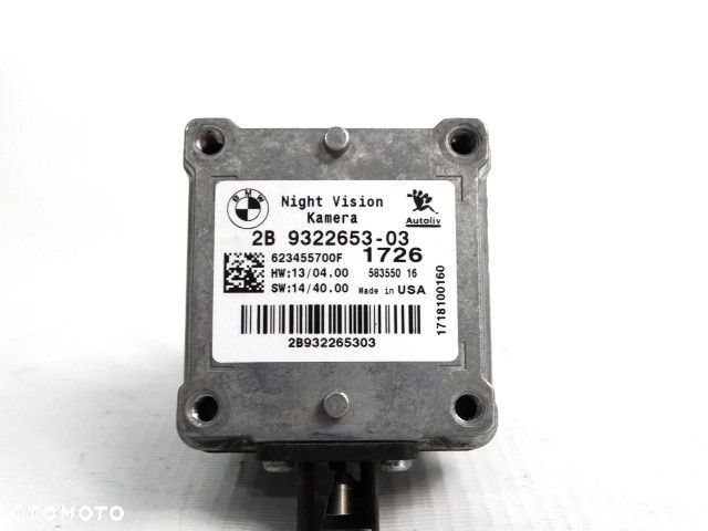 BMW 6 F06 F12   5 F07 G31 F10  X5 F15  X6 F16 G06  X7 G07  7 G12  Kamera Night Vision Przednia  9322653 623455700F  BMW 640i 640iX  530d 535d 525d 535d 550i 730d 730i 740i 750ix 730ld 750i760ix - 6