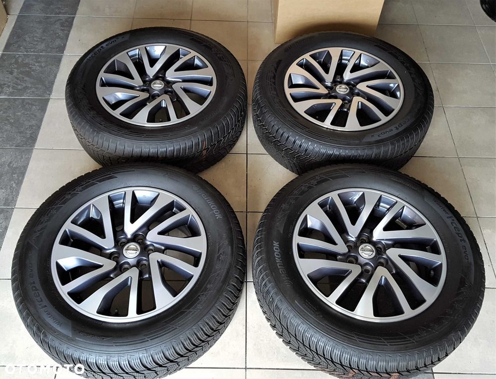 Koła zimowe 18 cali Nissan Navara Mercedes X klasa felgi 6x114,3 opony Hankook 255/60/18 - 3