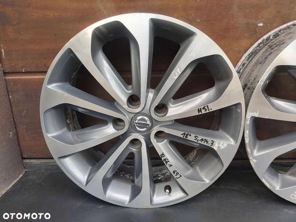 Nissan Juke I F15 Quashqai J10 Alufelgi 18 5x114,3 6,5j - 2