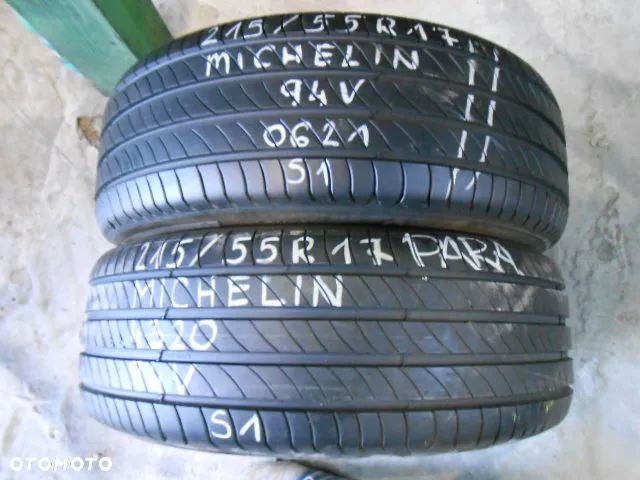 OPONY 215/55R17 MICHELIN PRIMACY 4 S1 DOT 0621 / 4320 7.1MM - 1