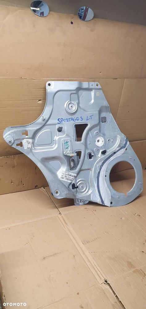 Mechanizm podnośnik szyby lewy tył Kia Sportage III 83470-3U030 - 3