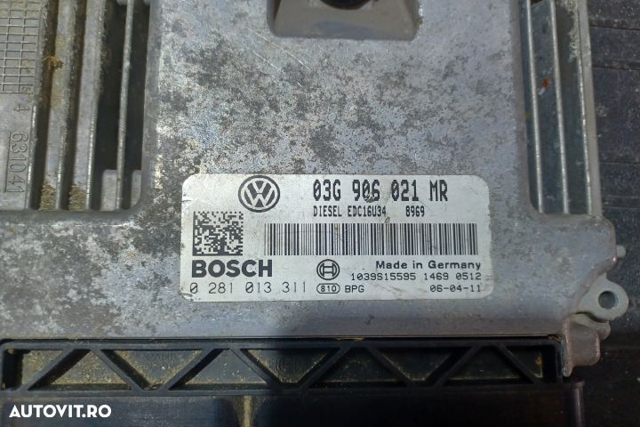 Calculator motor ECU 03G906021MR 0281013311 - 2.0 BMP 03G906021MR 028 - 3