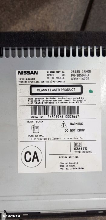 Nissan Murano Z51 Radio Nawigacja - 3
