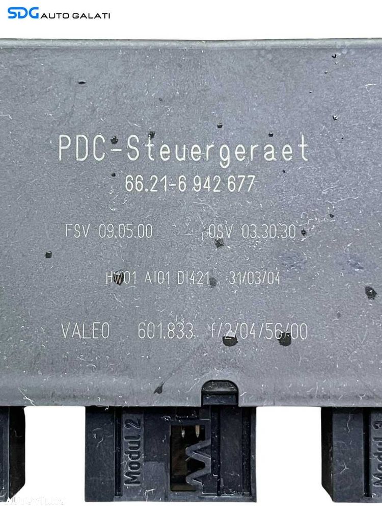 Unitate Modul Calculator Senzor Senzori Parcare Parktronic BMW Seria 5 E60 E61 2003 - 2010 Cod 66216942677 6942677 [M4361] - 2