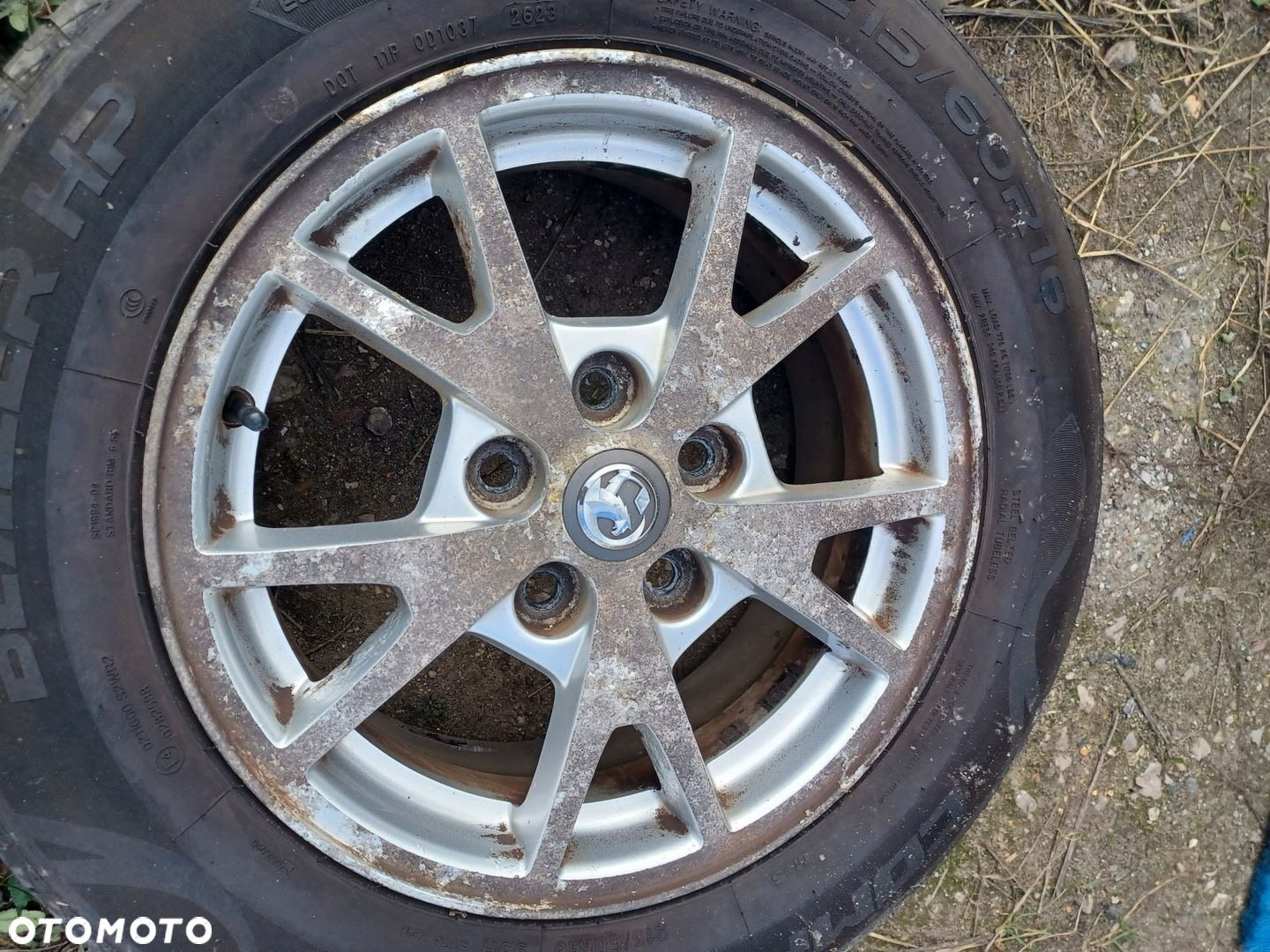 OPEL CHEVROLET KOŁA FELGI ALUMINIOWE 16 OPONY LETNIE 215/60 R16 ET41 6.5J - 4