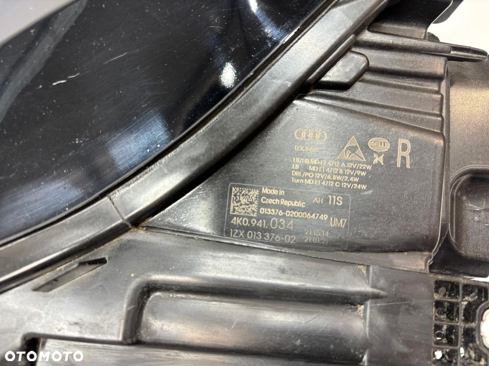 Audi A6 C8 4K0 Lampa Prawa Full Led Lewa Przód Przednia 4K0941034 - 9