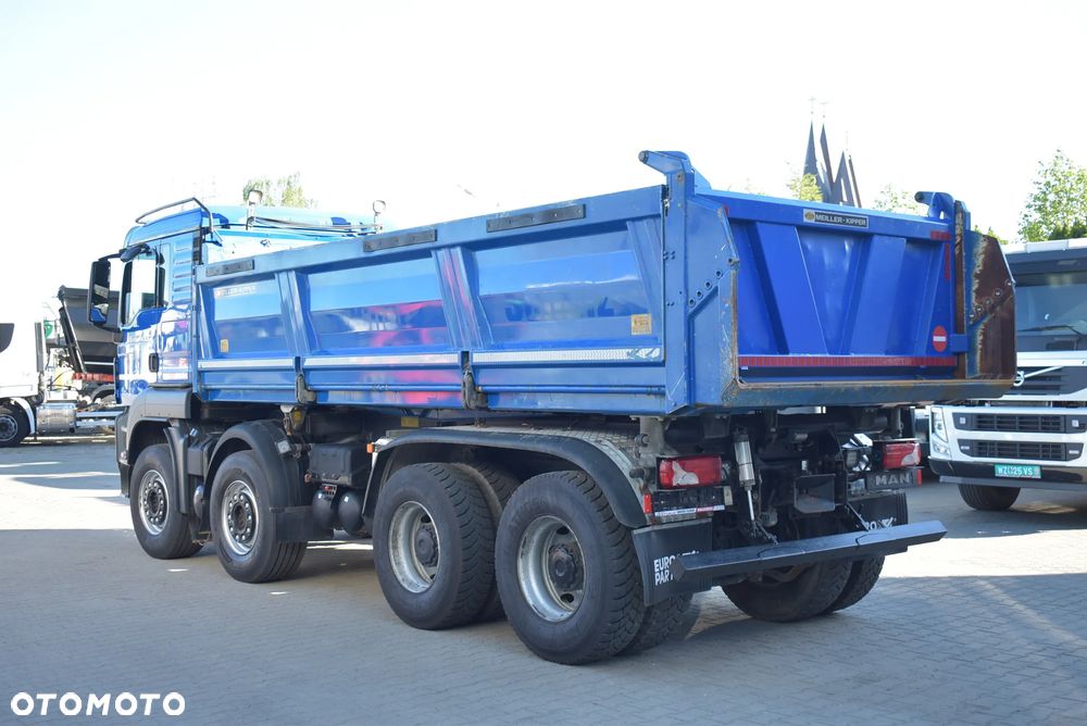 MAN TGS 35.440 8x4 BB Wywrotka 3-Str. Meiller-Kipper * Bordmatic * ! 12.2013 !  Manual/ Oryginalny lakier/ Sprowadzony z Niemiec ! Stan perfekcyjny ! - 12