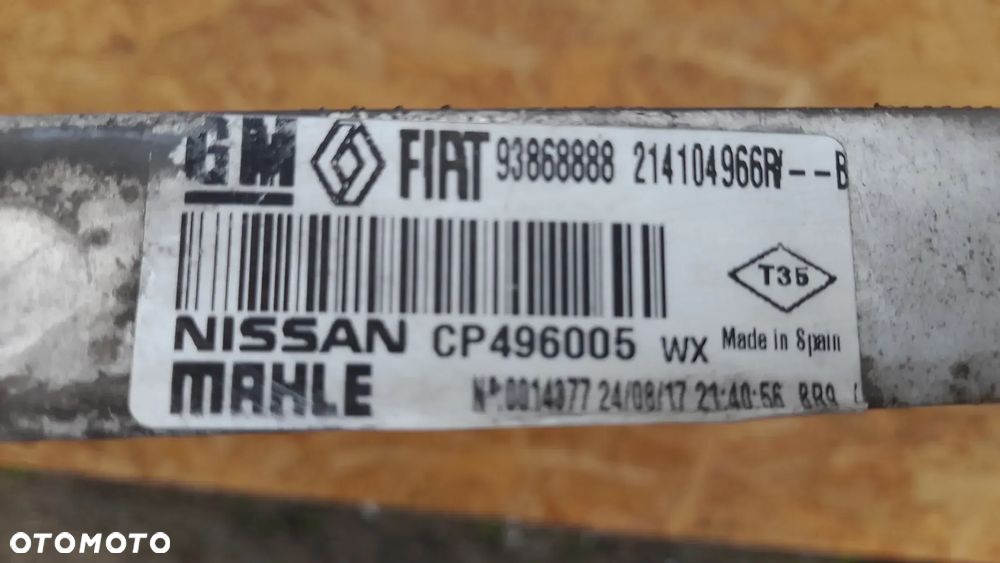Renault Trafic 3 III Opel Vivaro 14- chłodnica wody 214104966R - 7