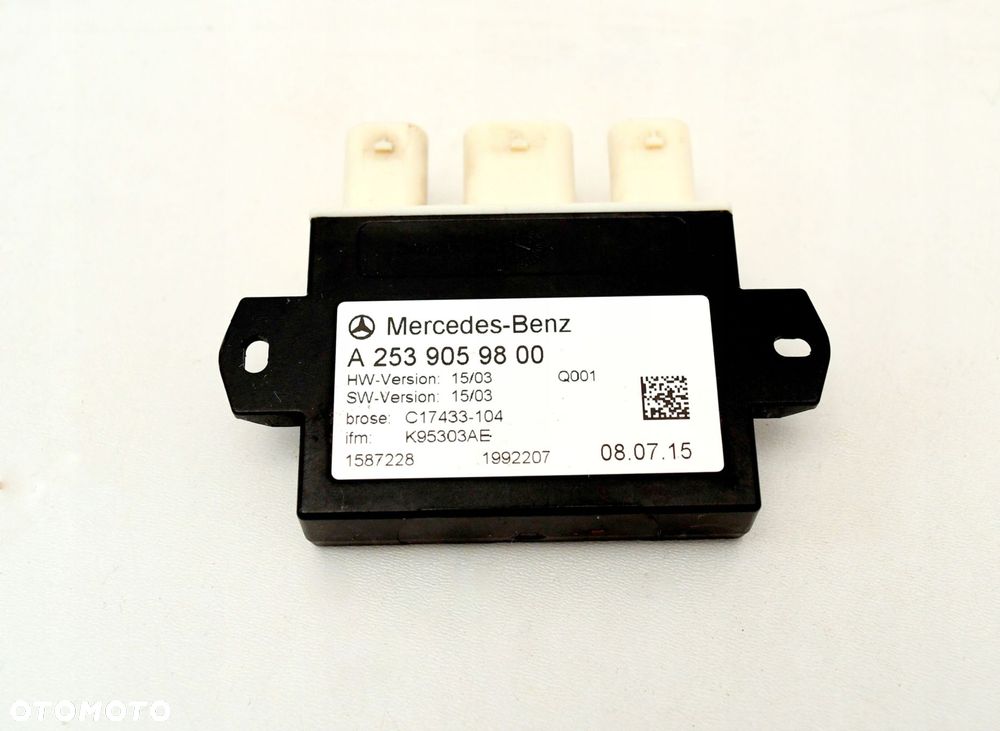 MERCEDES W205 W212 W217 W231 MODUŁ TYLNY KLAPY - 1