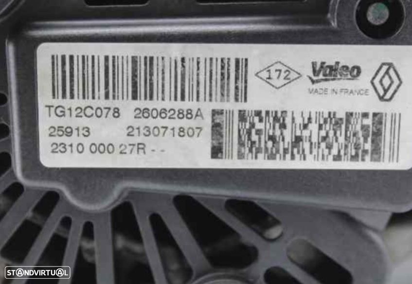 Alternador Renault Megane Scenic III 1.5Dci 110Cv Ref.TG12C078 - 2