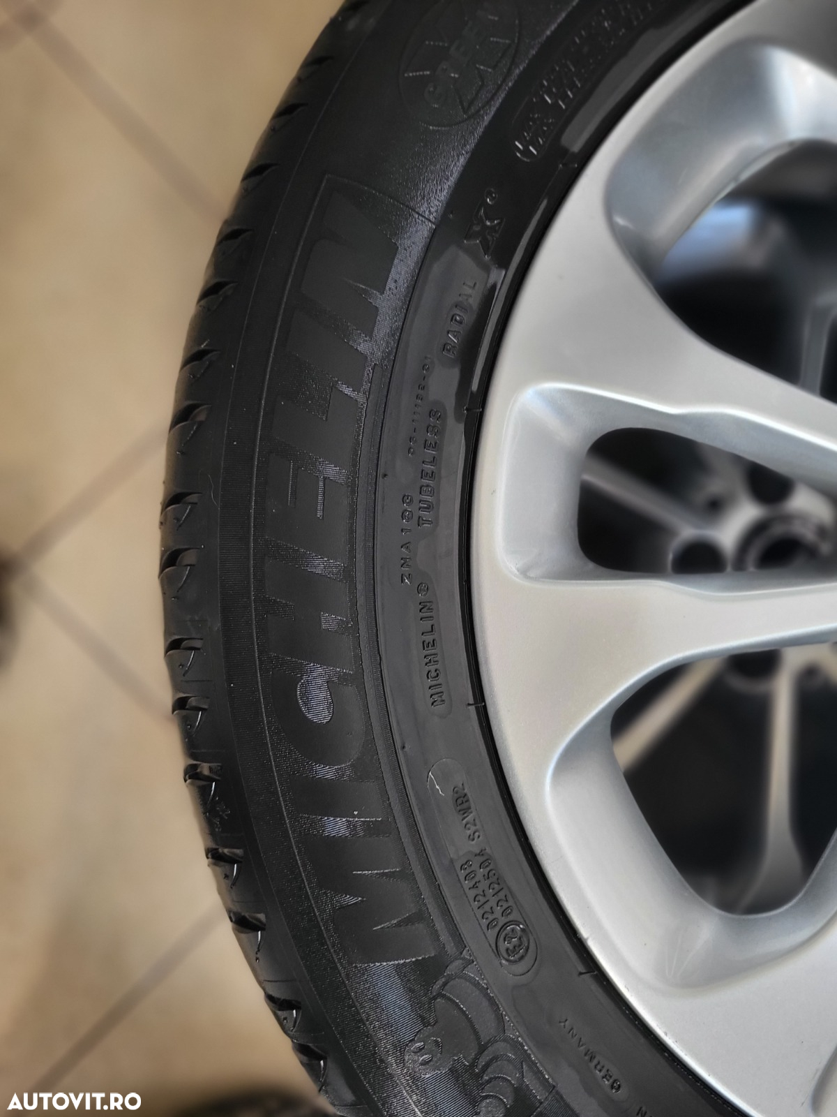 Set Jante Aluminiu R17 Mercedes C E Class A B Class Gla Cla Etc. 5x112 Cu Doua Anvelope Michelin Dot 2618 215/60R17 - 9