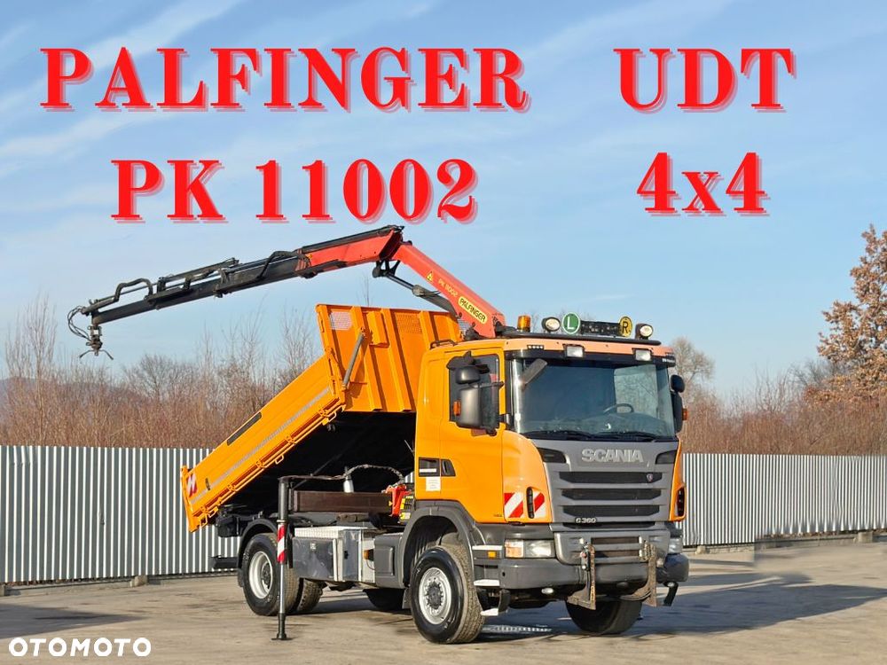 Scania G 360 * PALFINGER PK 11002 * BORDMATIC * STAN BDB / 4x4 - 1
