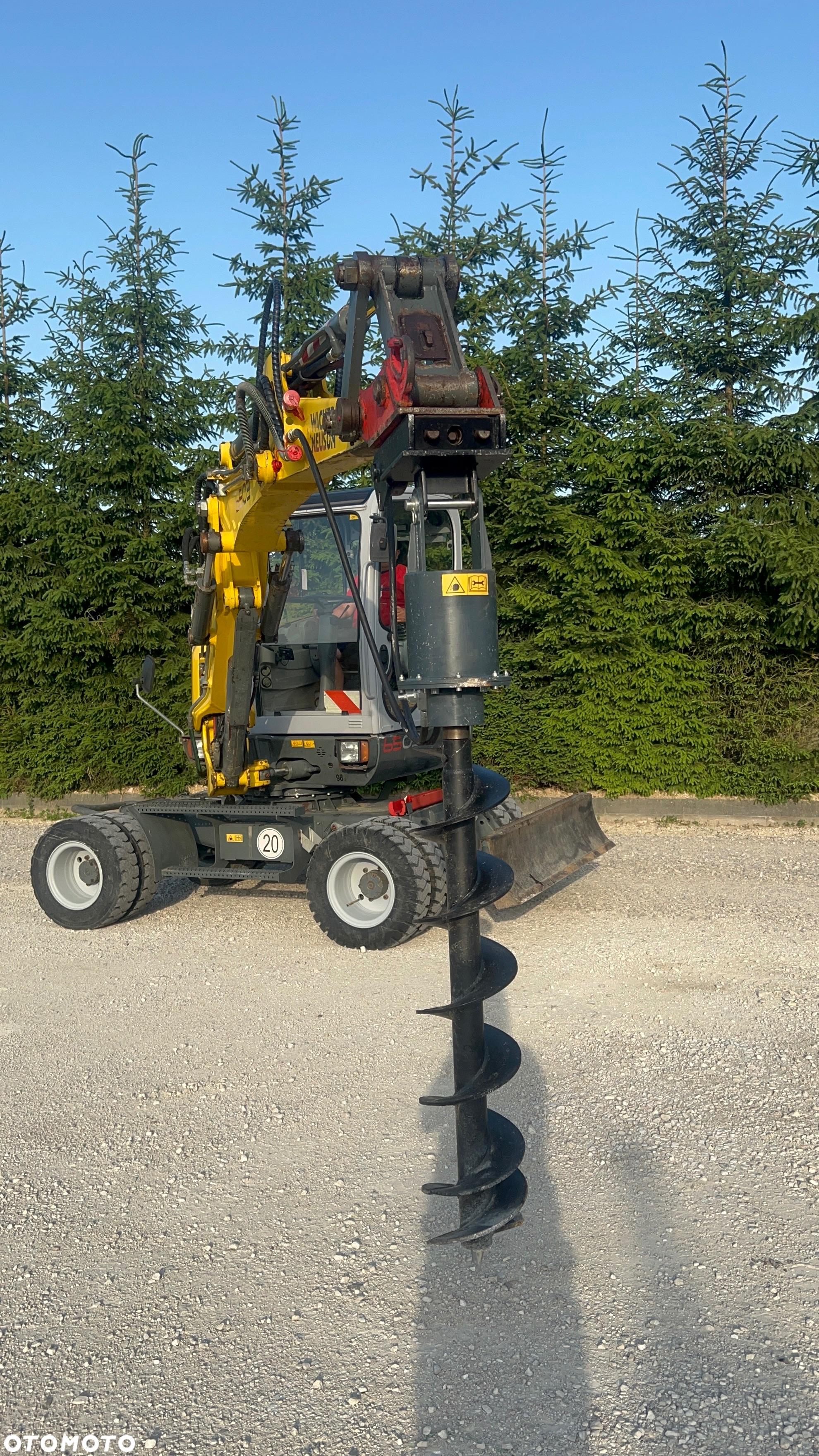 Wacker Neuson Mini KOPARKA KOŁOWA WACKER NEUSON 6503 WD 5,8t Długie ramie 3xłamane Dodatkowa hydraulika SZYBKA SKRĘTNA 2x łyżki Wiertnica skarpowa hydrauliczna Yanmar 2009r 3060mth - 12