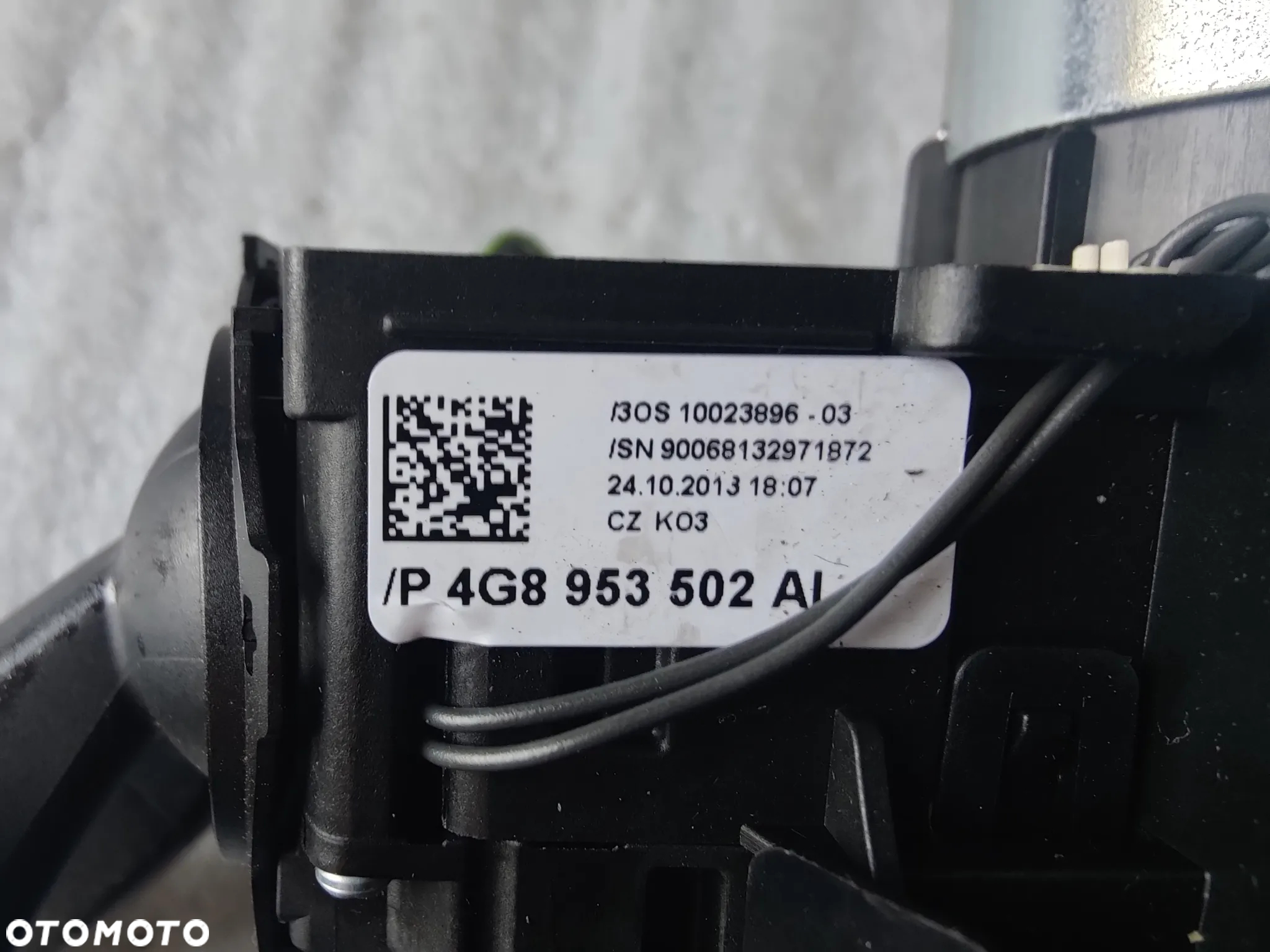 MANETKA MANETKI KIERUNKOWSKAZÓW TAŚMA AIRBAG AUDI Q5 8R 4G8953502AL - 7