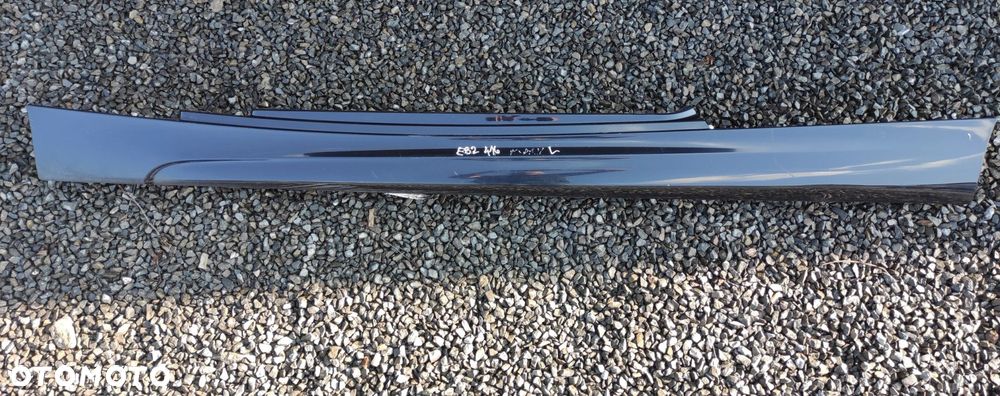 LISTWA PROGOWA LEWA PRAWA KOMPLET M PAKIET BMW E81 E82 E88 416 CARBONSCHWARZ - 7
