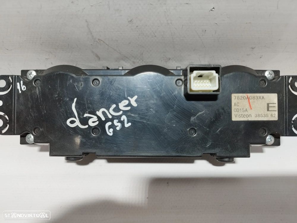 DISPLAY SOFAGEM COMANDO CHAUFFAGE AR CONDICIONADO AC CLIMATRONIC ORIGINAL MITSUBISHI LANCER GS2 7820A083XA - 2