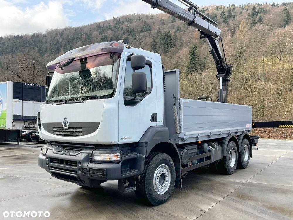 Renault Kerax 380 DXI EEV // 6x4 // HDS Hiab XS 166 Hipro + Radio // UDT // Blokady mostów // Idealny // Zabudowa 5,16m // - 5
