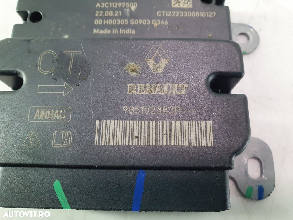 Modul airbag 985102383R Dacia Spring 1 [1st facelift] [2022 - 2024] 4 - 3