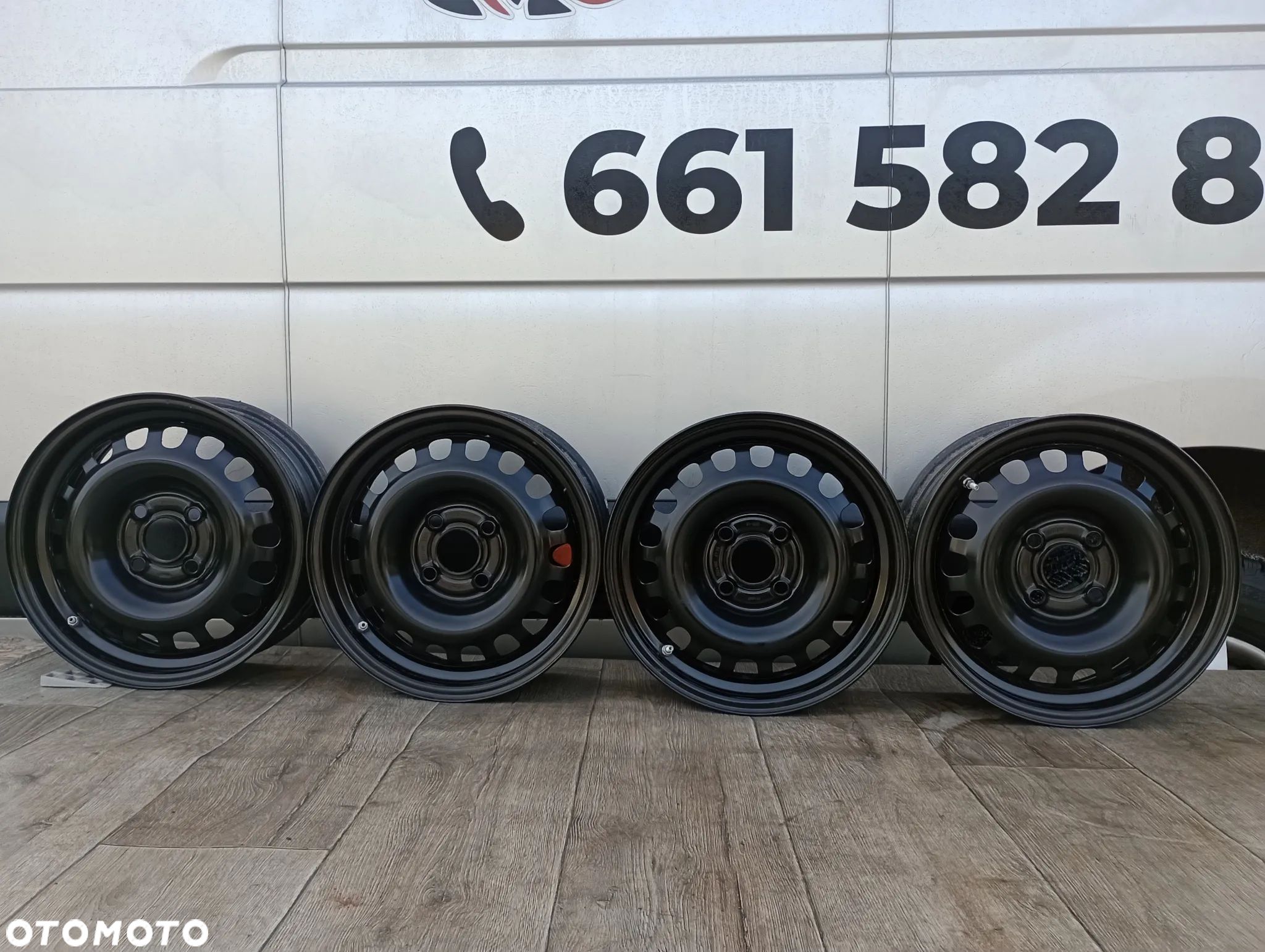 FELGI STALOWE 4x100 R14 5,5J ET39 TPMS Opel Adam Corsa Karl Merivia - 1
