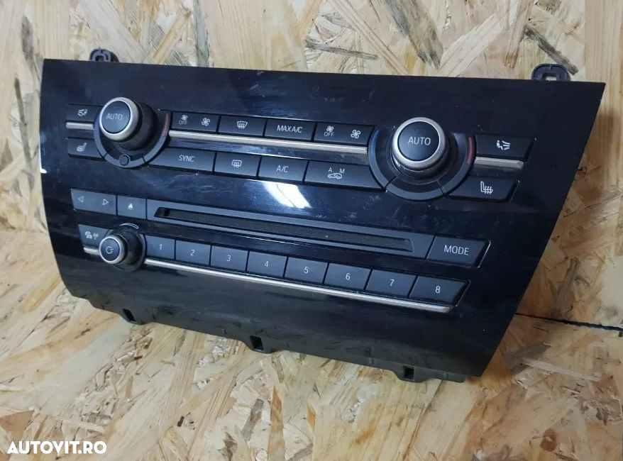 Panou Modul Climatronic Interfata Radio CD Bmw X5 X6 F15 F16 - 2