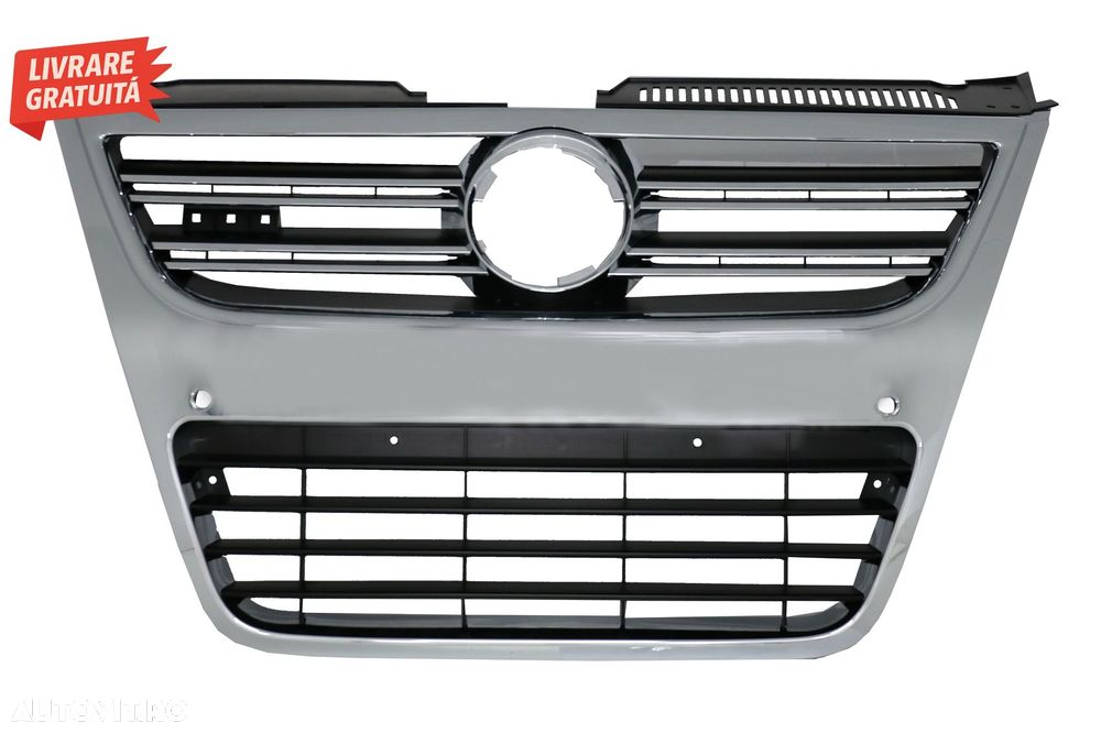 Grila centrala VW Passat 3C (2007-2010) doar pentru R36 OEM Bara cu PDC- livrare gratuita - 1