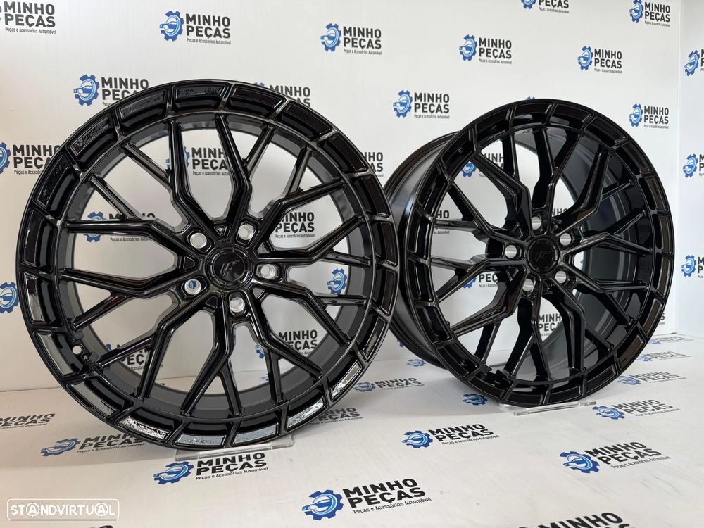 Jantes Japan Racing (JR48) em 20 Preto Brilho - 3