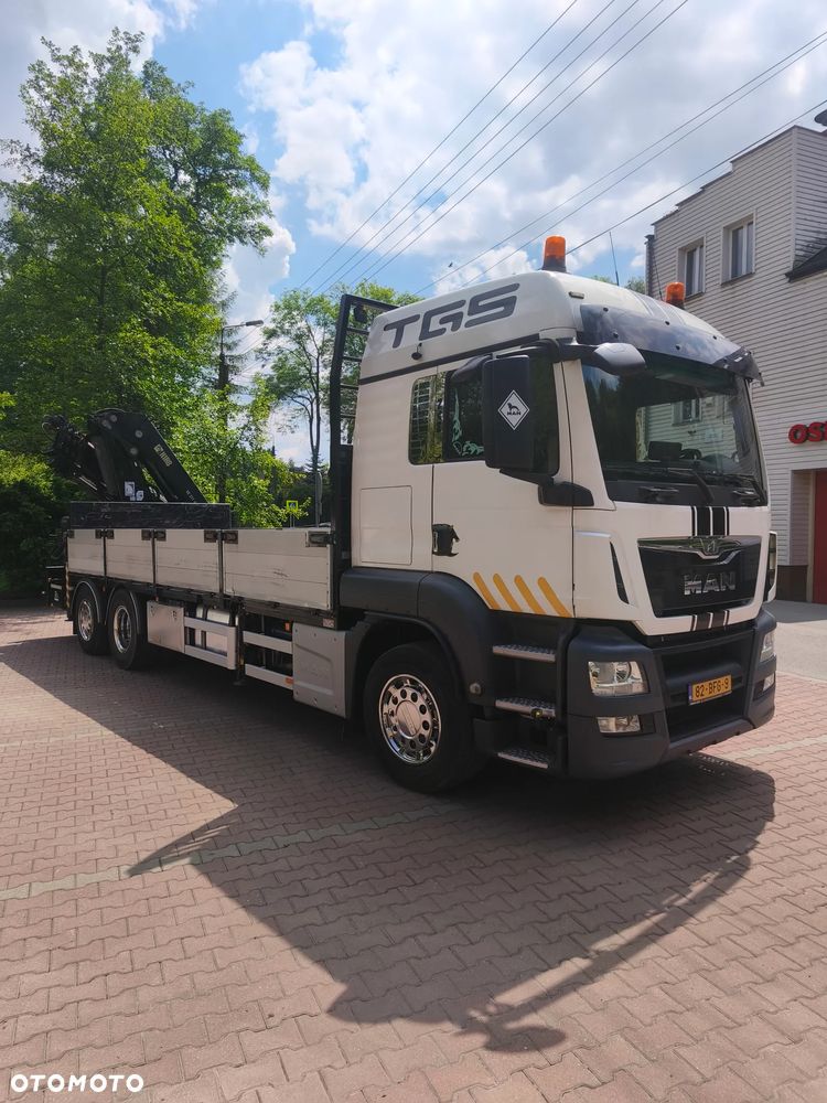 MAN TGS 26.400 hiab 377 6x2 HDS Żuraw - 3