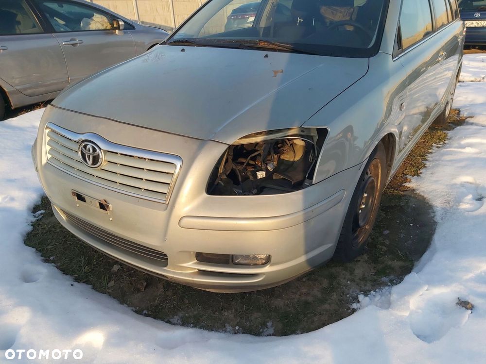 TOYOTA Avensis T25 kompletny przód zderzak maska błotnik lampa chłodnice - 6
