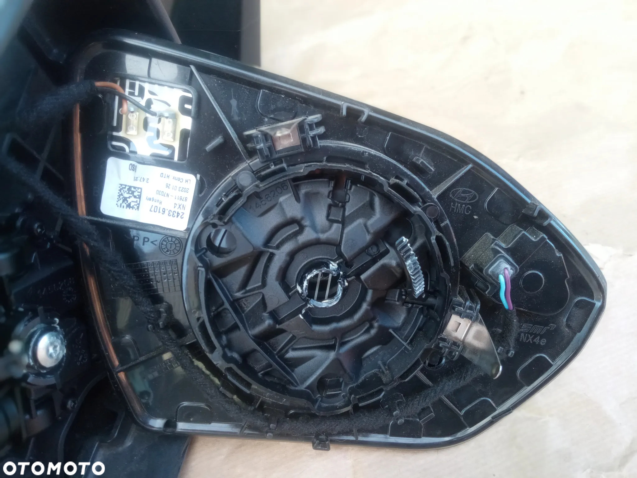 HYUNDAI TUCSON IV 4 LUSTERKO ZEWNĘTRZNE 10 PIN LEWE 87610N7160 ORYGINAŁ - 7