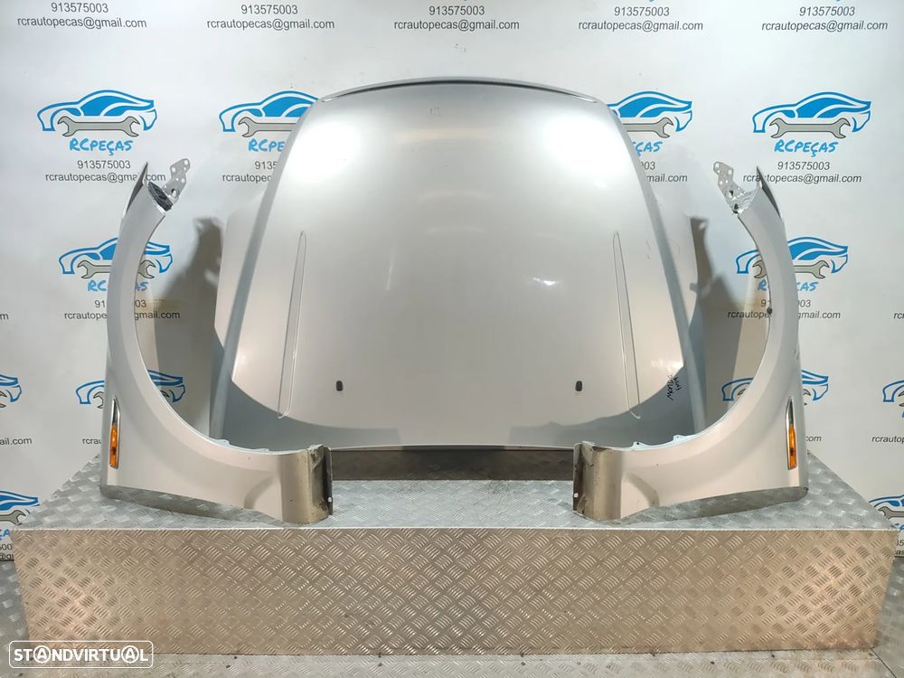 FRENTE COMPLETA FORD MONDEO IV 4 MK4 CAPOT PARACHOQUES SENSORES GUARDA-LAMAS OTICAS RADIADOR VENTILADOR FRENTE FIBRA REFORÇO - 8