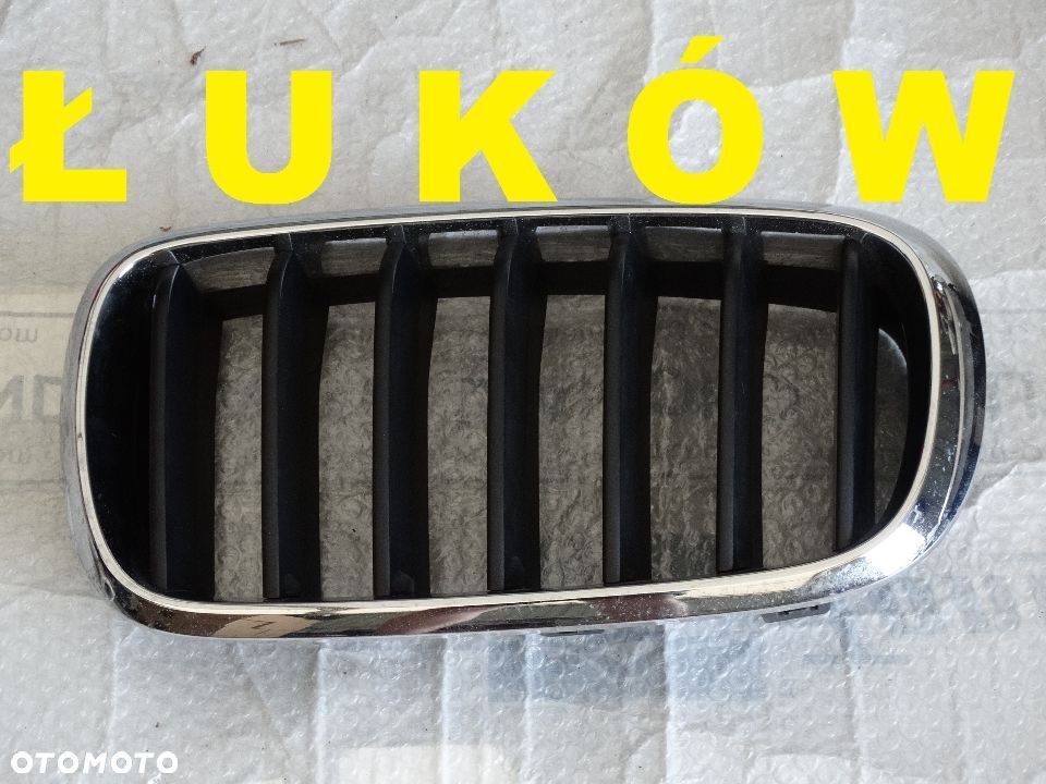 BMW F15 X5 Kratka Nerka Atrapa Grill Lewa Czarna + Chrom 7316075 7316057 7316053 - 1