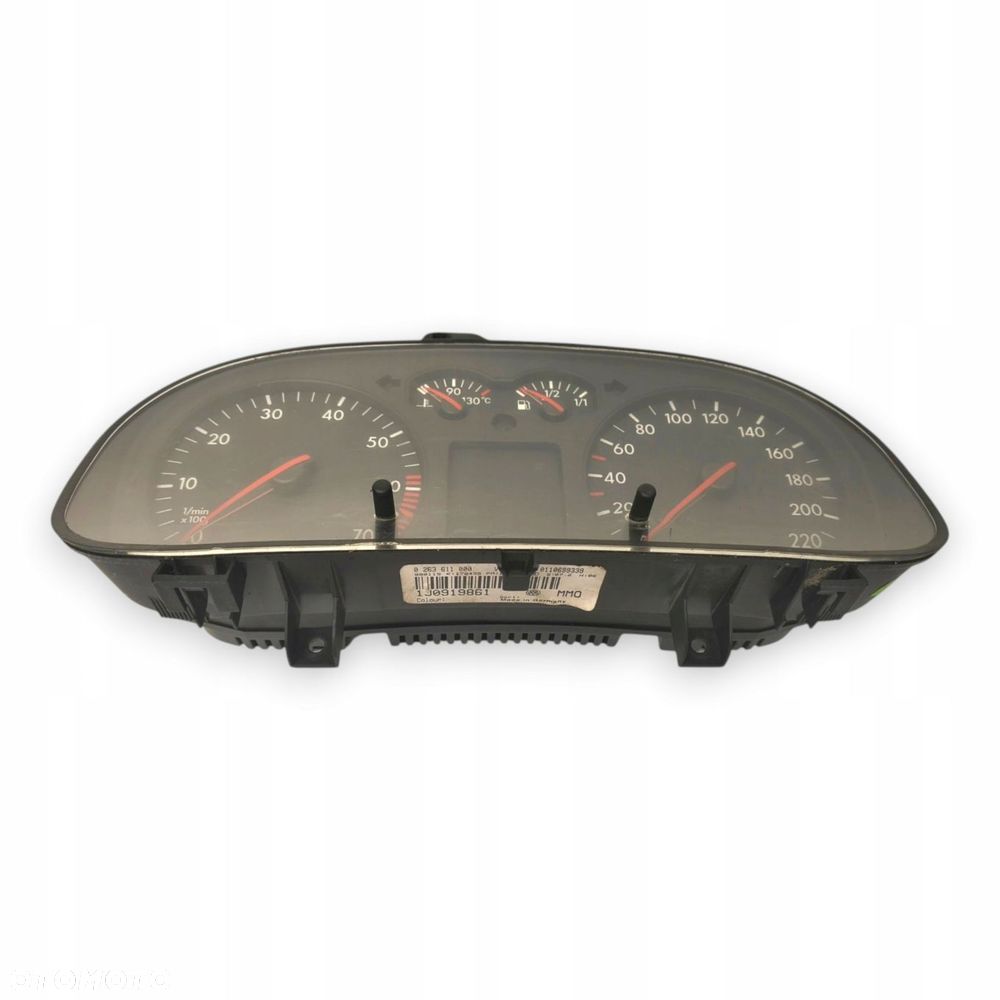 LICZNIK ZEGARY 1J0919861 VW Golf IV Bora 1.4 1.6 8V 16V Benzyna 220 092km - 5