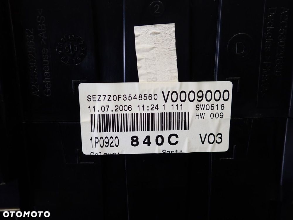 LICZNIK SEAT LEON II 1P0920840C - 7