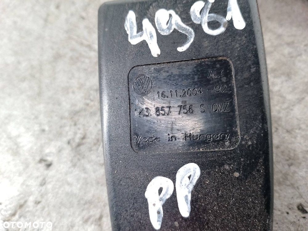 ZAPINKI, SPINKI PASA PRZÓD KOMPLET VW GOLF V 1K3857756S  1K3857755AG - 3