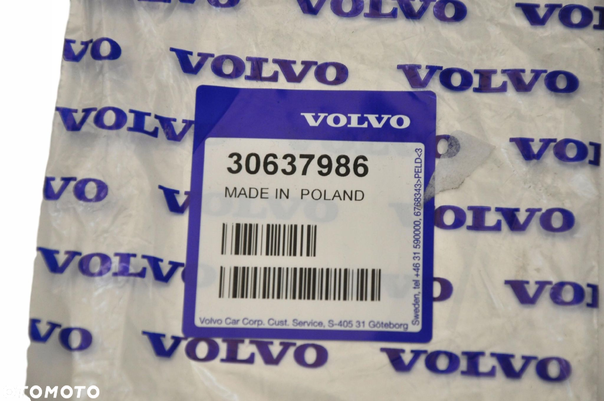 VOLVO XC60 zaslepka kola pasowego 3,0 3,2 OE 30637986 - 5