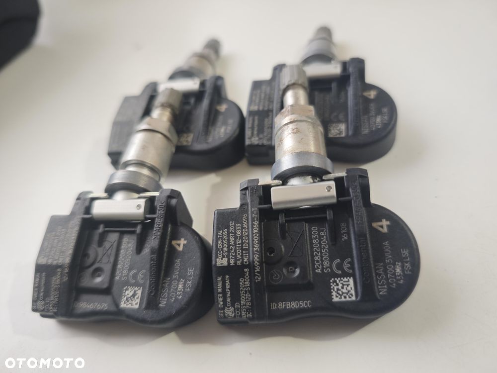 4x Czujnik ciśnienia kół TPMS Renault Nissan Infiniti QX50 - 2