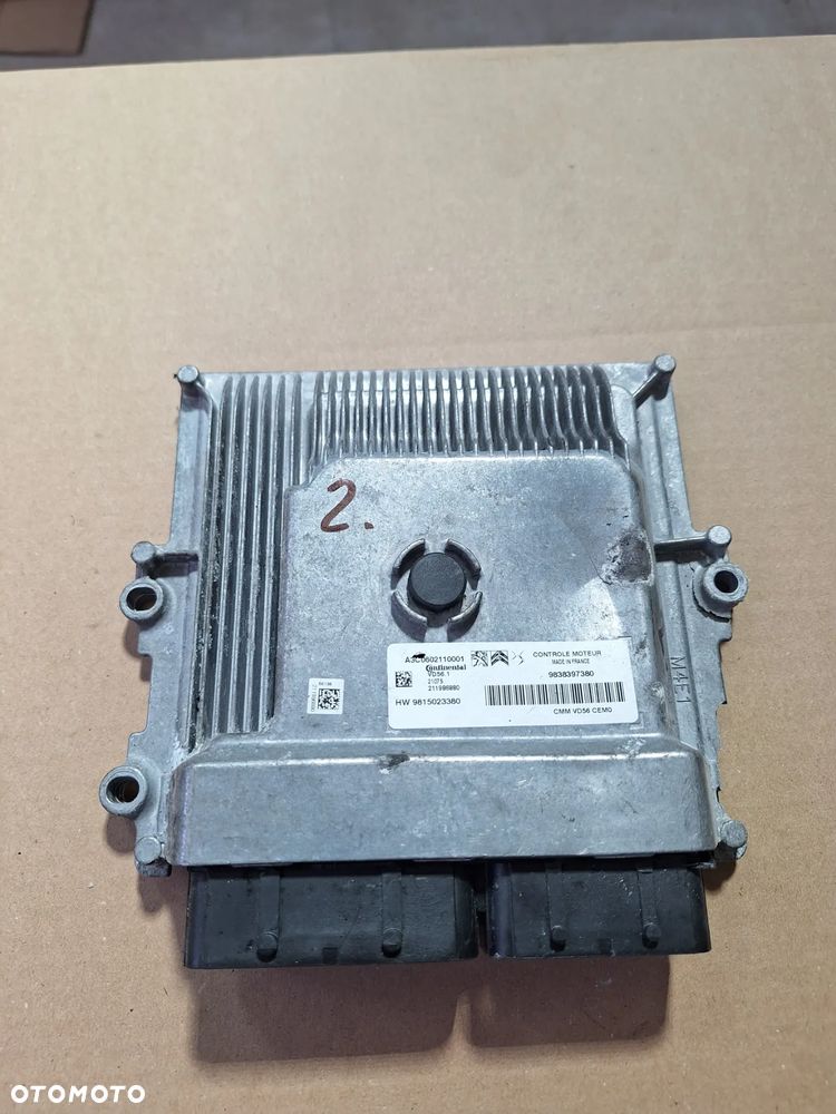 komputer sterownik silnika  crosland 2021r  CITROEN AIRCROSS PEUGEOT 1.2 THP 9815023380    (20/2)