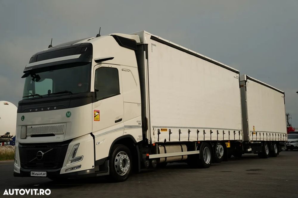 Volvo FH 460 / COMBINAT TANDEM / 120 M3 / TRANSITION / I-SAVE / I-PARK COOL / PUNTE RELAXABILĂ / DIRECȚIE / WIELTON / - 2