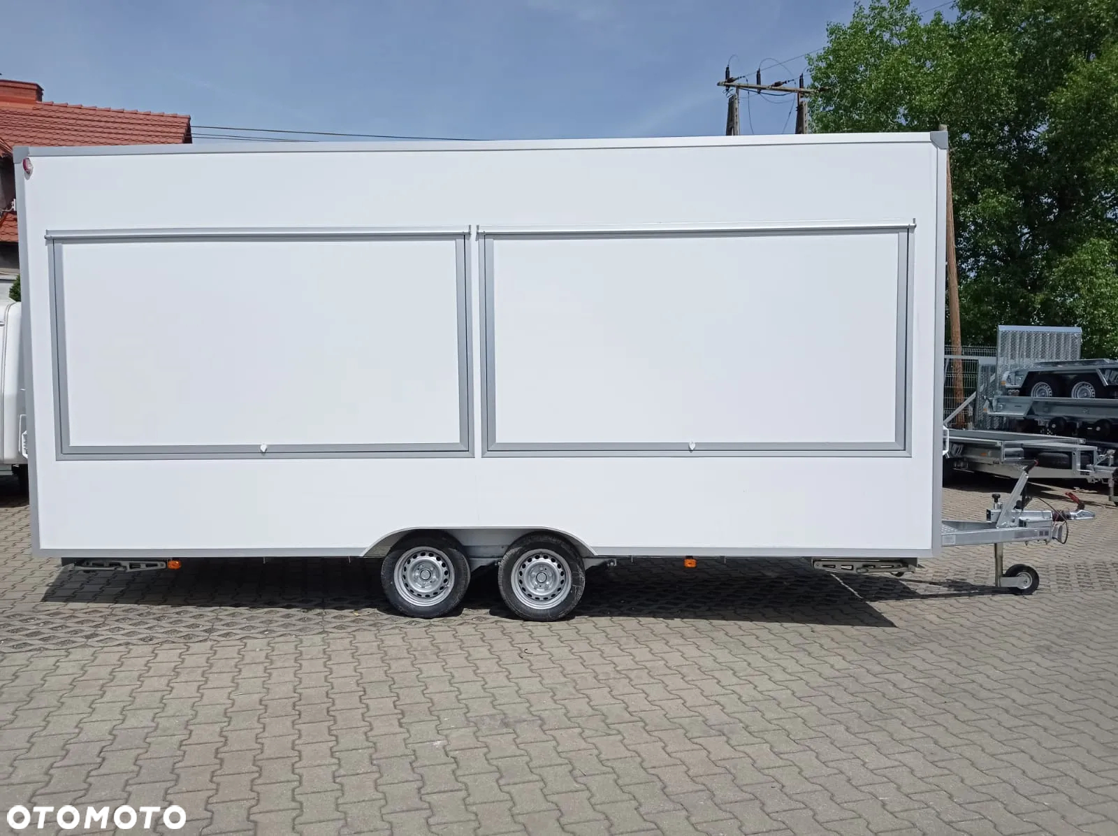 Niewiadów DOSTAWA! H20521HT Przyczepa HANDLOWA gastronomiczna 520x203x230! 2 klapy sprzedażowe, ściany z LAMINATU! DMC 2000kg - 22