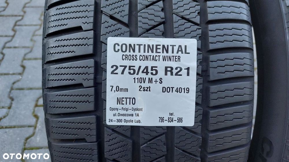 Opony Continental 275 45 R21 - 2