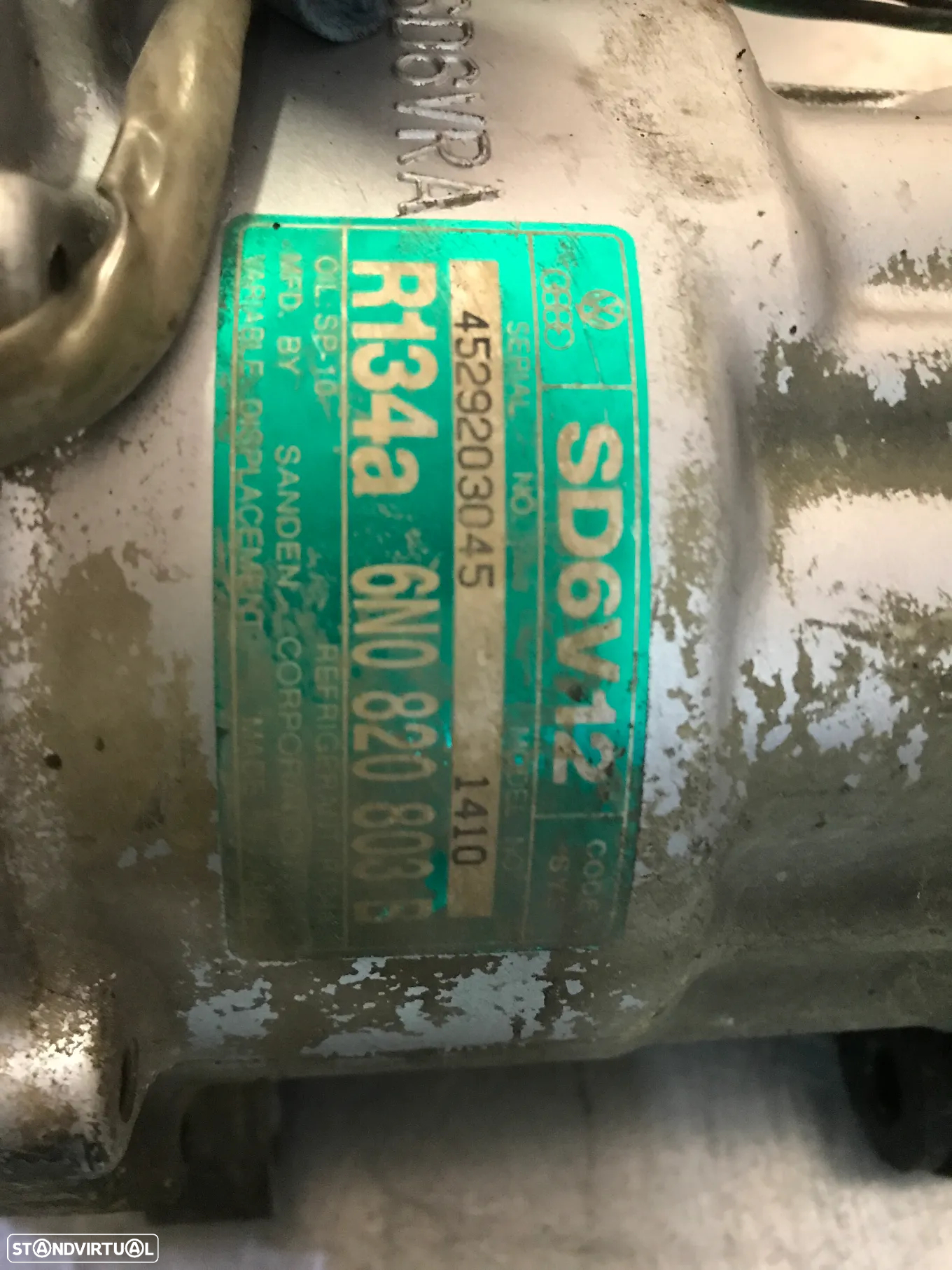 COMPRESSOR AC VOLKSWAGEN POLO 1.0MPI 1.4TDI 6N0820803B - 5