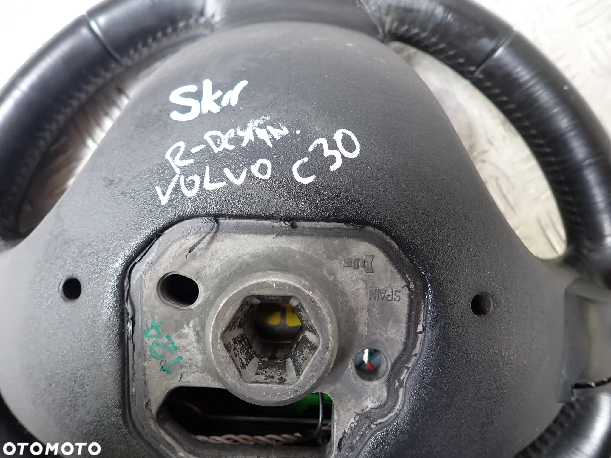 VOLVO V50 C30 S40 KIEROWNICA KOŁO SKÓRA R DESIGN RADOM - 3