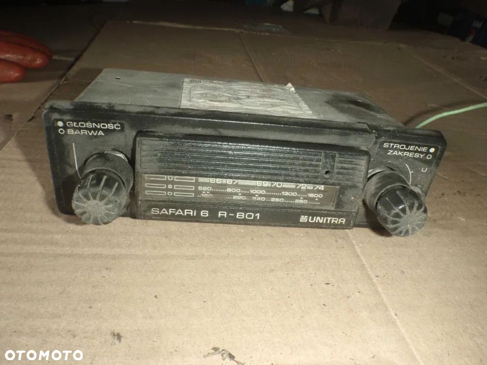 radio safari 6 r-801 unitra diora unikat prl 126p polonez żuk nysa - 4