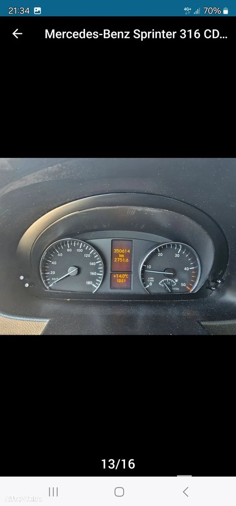 Mercedes-Benz Sprinter 316 CDI 906.235 Pickup cabina dubla - 11