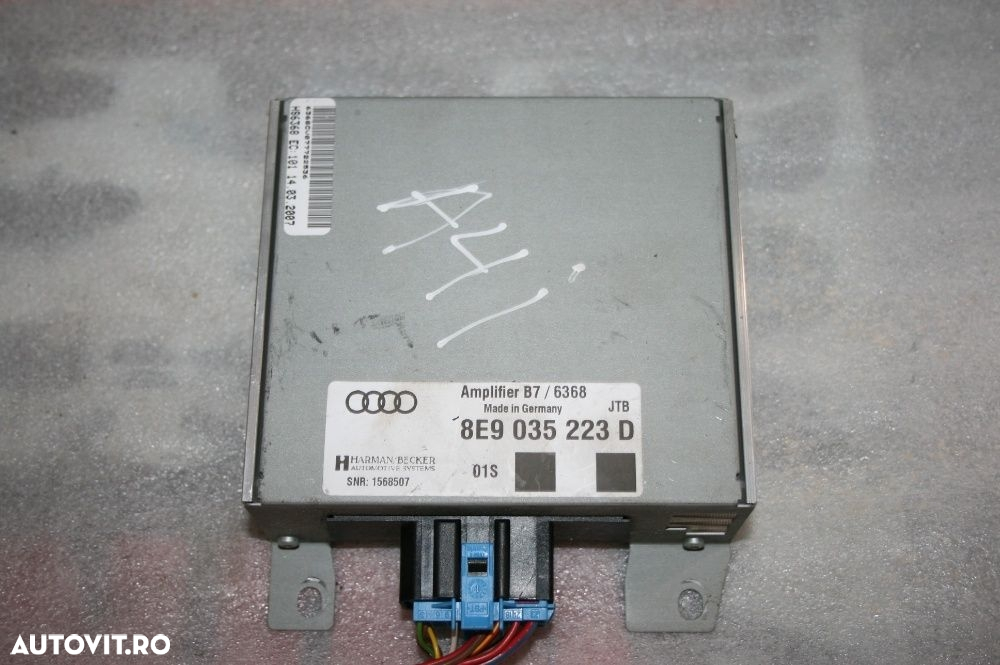 Amplificator Statie Audi Audi A4 B6/B7 An 2002-2008 Livram Oriunde - 4