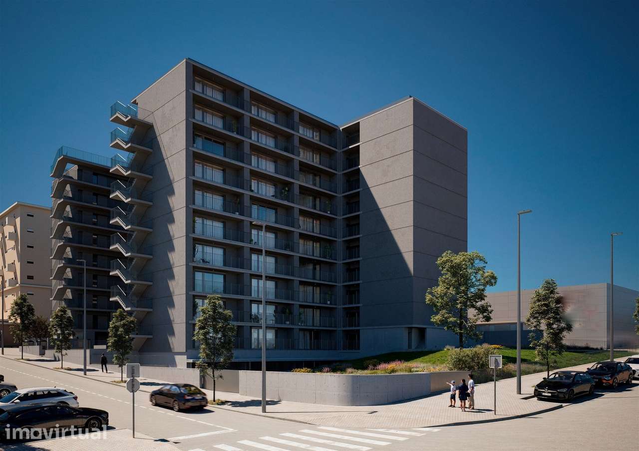 Apartamento T0 com varanda com 8 m2 e 1 lugar de garagem, Monte da Vir - Grande imagem: 4/11