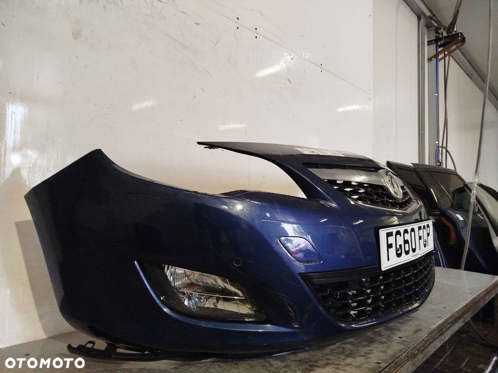 + ZDERZAK PRZÓD PRZEDNI OPEL ASTRA J 4 IV Z22A GRANAT GRANATOWY PDC CZUJNIKI HALOGENY - 3