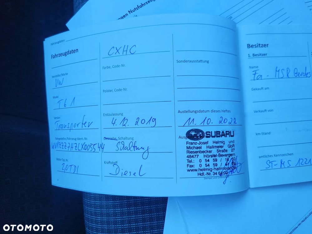 Volkswagen Transporter T6.1 - 30